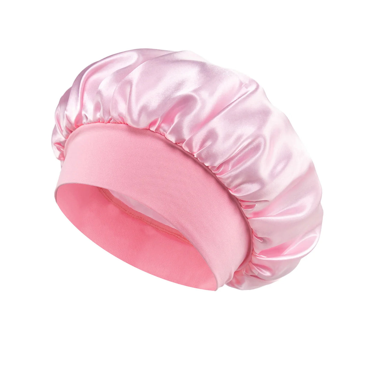 Luxury 4PCS/LOT 2 Pillowcase Hair Scrunchie Night Hat Set Fashion Imitation Silk Satin Pillowcase Sleep Set tool Silkly Cap