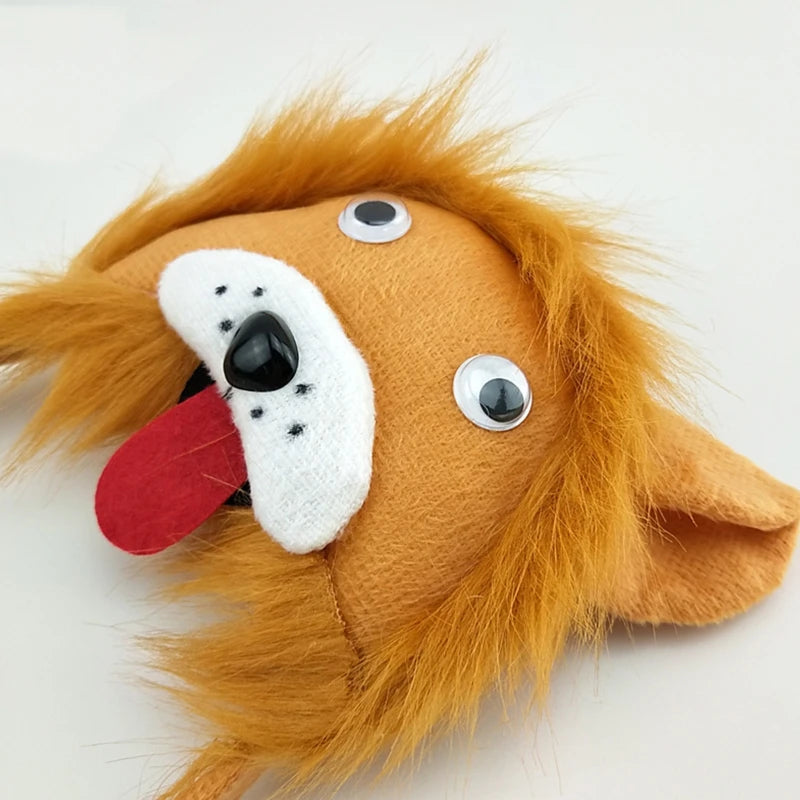 Cartoon Animal Headband Halloween Festival Performance Props Headband Little Penguin Lion Monkey Fish Headbands Hair Accessories