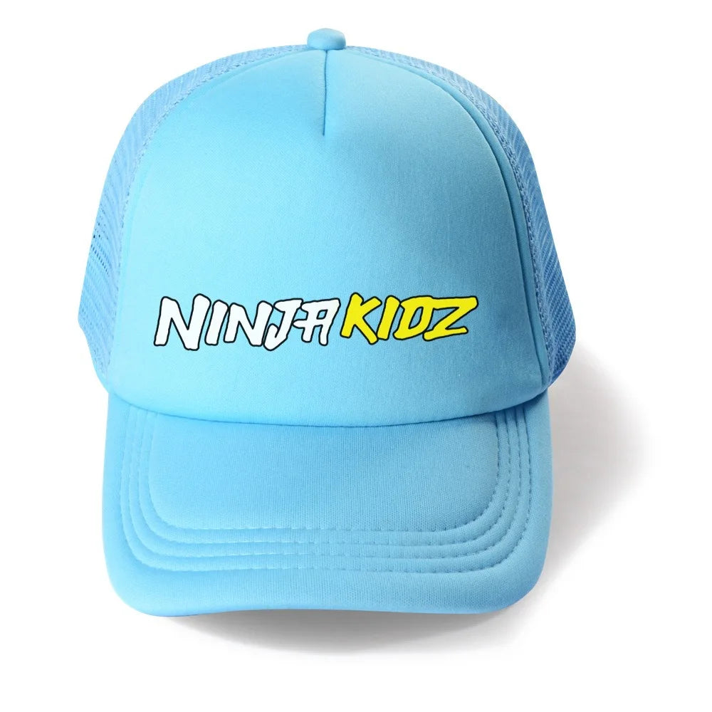 2024 New Cute NINJA KIDZ Baby Hat Kids Boy Adjustable Baseball Caps Boys Girls Hats Children Snapback Hip-Hop Sun Hat