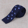 Men's Suits Knit Tie Plain Necktie For Wedding Party Tuxedo Casual Dots Woven Skinny Gravatas Cravats Accessories 25colors