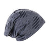 Women Men Sleeping Hat Baggy Beanie Satin Lined Night Unisex Sleep Cap Hair Care Bonnet Hair Loss Nightcap Pullover Hat Headwear