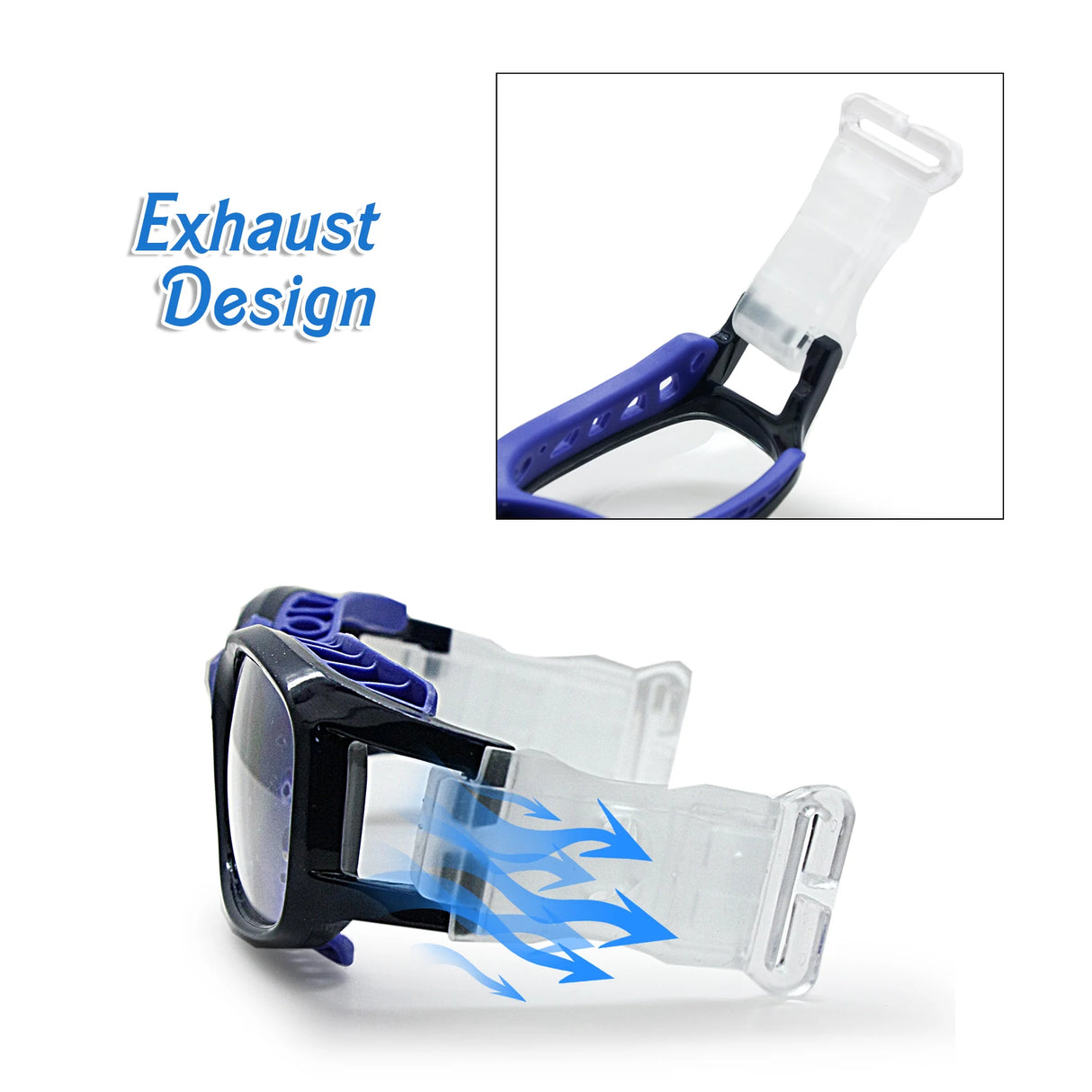 Sports Glasses Lens Replaceable Slim Fit Light Weight Impact-Resistant Protective Goggles Basketball Soccer Volleyball Tennis
