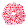 Valentines Hair Ties Heart Hair Scrunchies Elastics Hair Band Ponytail Hair Ropes for Women Girl Valentines Day Hair Accessories