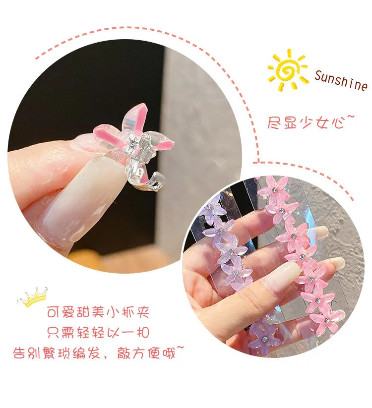 Hair Accessories Clip Pinzas Para El Cabello Butterfly Bands Girls Cheveux Korean Kids Fashion Cute Mollette Capelli Hairclips