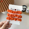 3Pcs/Set Silky Hair Scrunchies Ponytail Holders Elastics Hair Ties For Women Silk Satin Solid Color Hair Rope Hair Accessories