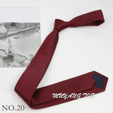 6cm Mens Business Tie Formal Plaid Jacquard Polyester Necktie Narrow Classic Corbata Neckwear Gravata Wedding