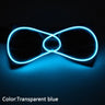 LED Acrylic Bow Tie Light up LED Men Bow Tie Luminous Bow tie Costume Men Ties DJ Dance Glow Decoration Novelty Gift LED Cravat