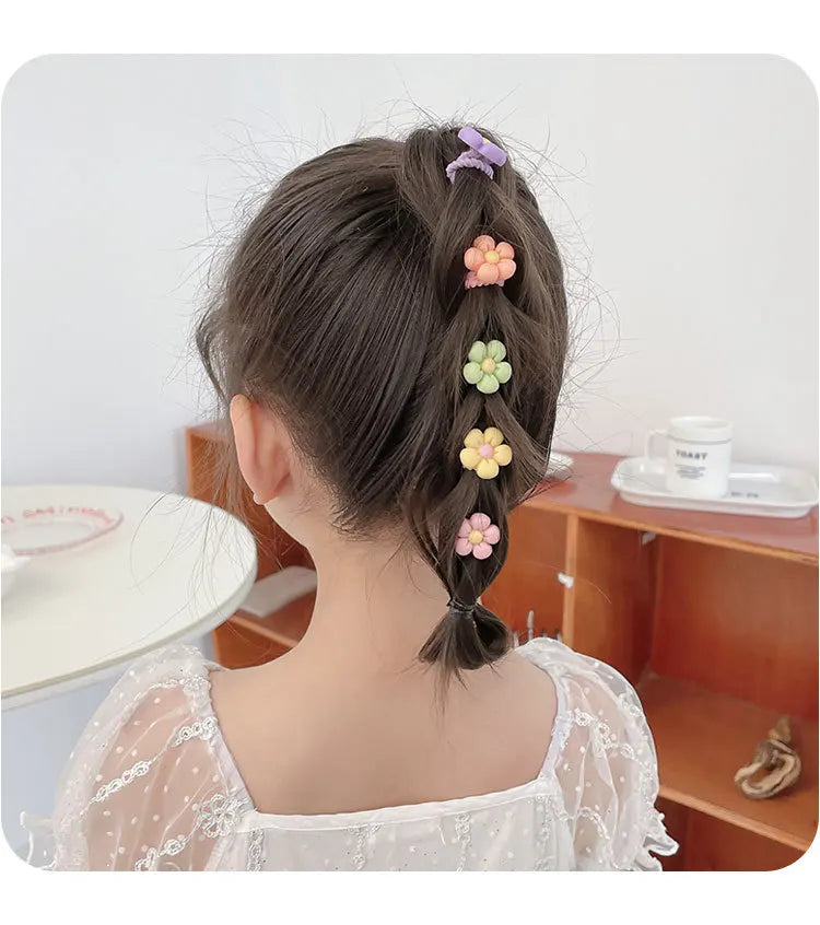 Hair Accessories Girls Bands Bandeau Cheveux Scrunchies Elastic Fille Korean Haarband Rubber Brown Children Gomas Gift Kids