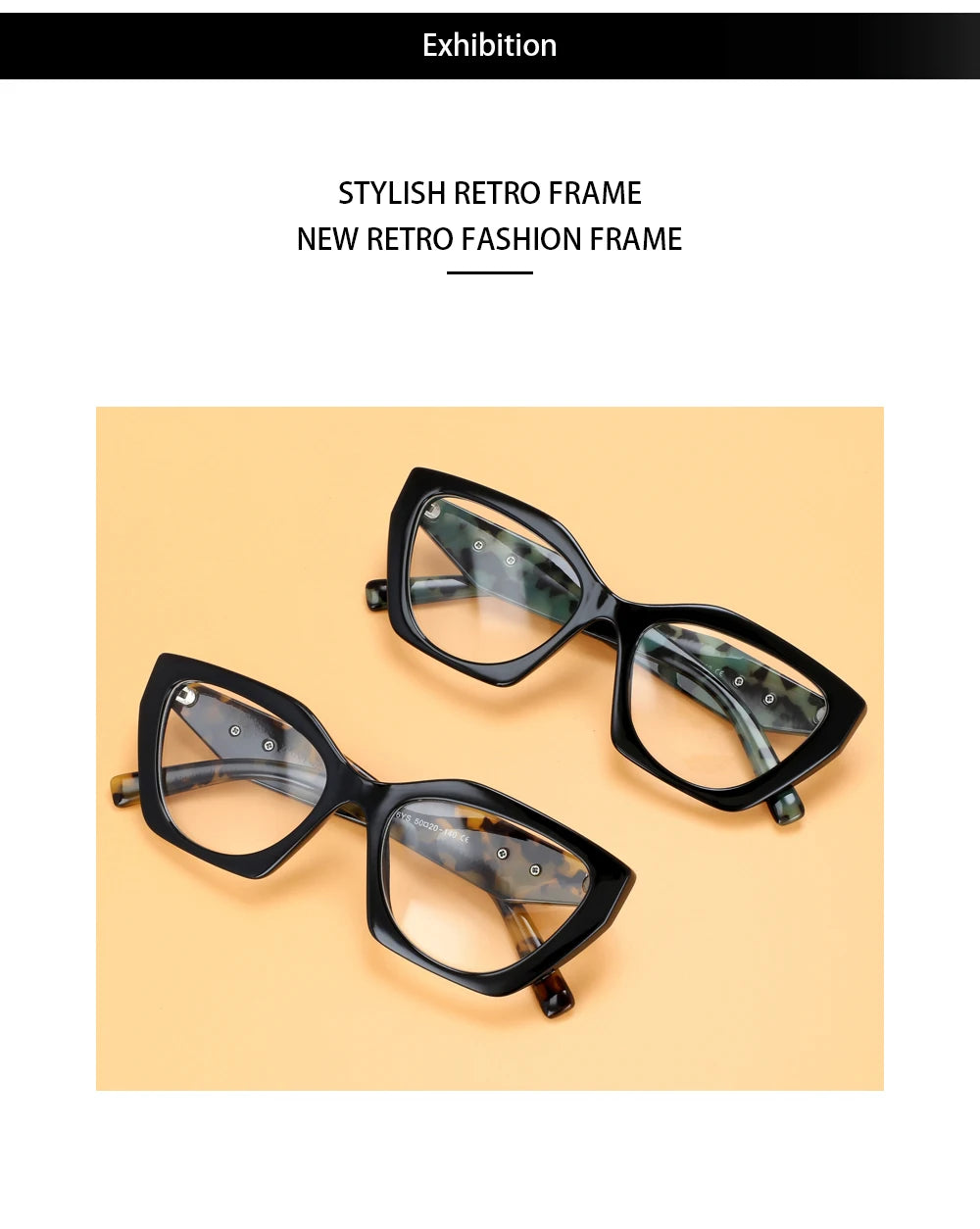 55405 New Brand Blue Light Blocking Computer Glasses Women Fashion TR90 Frame Vintage Square Eyewear Anti Eyestrain Eyeglasses