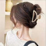 6Pcs Women Fashion Claw Clip Set Headwear Large Hair Claw Multiple Styles Korean For Girls Shark Clips Barrette Hair Accessories