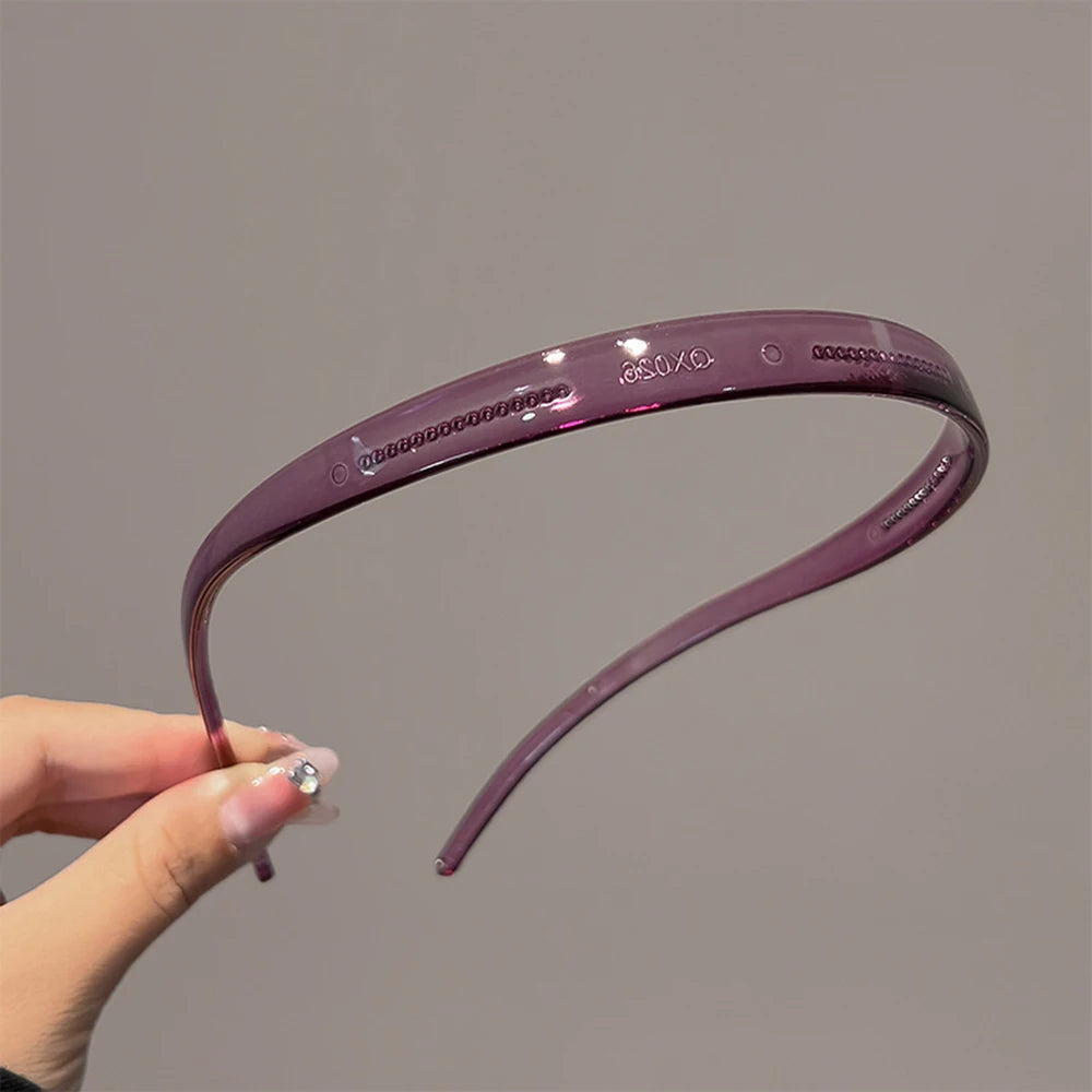 Toothed Headband Sunglasses Shaped Headband Transparent Non-slip Hair Hoop Hairstyle Fixing Tool Hair Accessories Hairband
