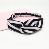 Fashion WomenFloral Headband Hair Accessories Leopard Cross Knotted Bow Chiffon Hair Band Girls Headdress Ladies Hoop Headwear