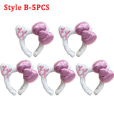 Kawaii Anime Cartoon Fashion Cat Hairband Bow Plush Hair Accessories Decorate Creative Personality Fashion Birthday Gift