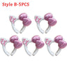 Kawaii Anime Cartoon Fashion Cat Hairband Bow Plush Hair Accessories Decorate Creative Personality Fashion Birthday Gift