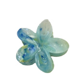 Summer Ice Transparency Pink Green Egg Flower Scratch Clip Shark Clip Sweet Fresh Marbled Plate Hair Clip Hair Scratch
