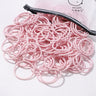 50PCS Macaron Rubber Band Hairband Headband High Elastic Durable Hair Ring Tied High Ponytail Women's Kids Hair Headwear