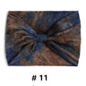 Tie Dye Headbands for Women Wide Turban Headwrap Knotted Vintage Hairbands Cotton Bandanas Bandage Headscarf Hair Accessories