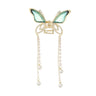 AWAYTR Shark Crab Clips Girls Hairpin Hair Accessories Korean Women Simple Hair Claw Clip Butterfly Pearl Tassel Hair Clip