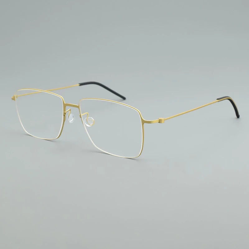 pure Titanium Glasses Frame for Men women 5508 Vintage square Myopia Prescription Eyeglasses Frames 2024 Optical Korean Eyewear