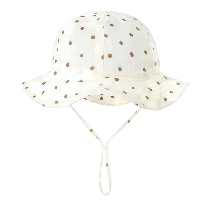 Cartoon Fruits Animals Printed Caps for Baby Boys Girls Cotton Sunshade Outdoor Indoor Hats for Toddlers Newborn Sun Hats