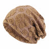 Women Men Sleeping Hat Baggy Beanie Satin Lined Night Unisex Sleep Cap Hair Care Bonnet Hair Loss Nightcap Pullover Hat Headwear