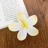 3 Inch Gradient Flower Hair Claw For Women Elegant Resin Floral Hair Clip Fresh Sweety Flower Gripper Girls Hair Accessories