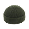 Unisex Autumn Warm Cap New Fashion Men's Beanie Winter Knit Hat Boy Skullcap Sailor Cap Cuffs Retro Navy Short Hat Solid Color