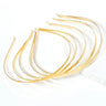 5pcs Blank Metal Headbands DIY Headbands Plain Thin Headbands for Making Hair Accessories For Jewelry