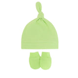Newborn Baby Hat with Gloves Autumn Winter Warm Cotton Kids Beanies Stuff Children Accessories Infant Nightcap 0-6 Months Babies