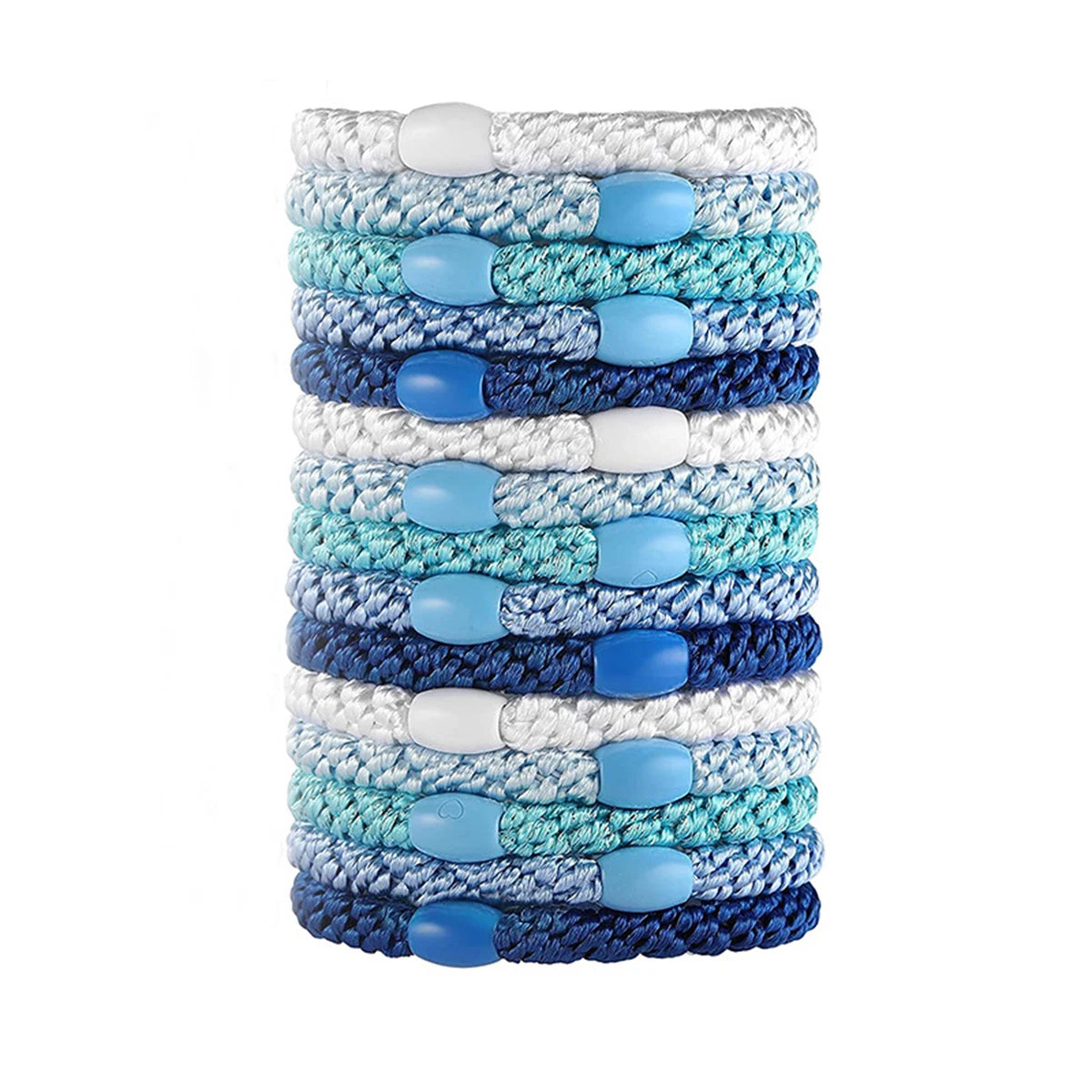 Hairbands, 10 Pack, Fashion, Solid Color, Braided Hairbands, Women, Soft Elastic, No Damage, Ponytail Hairbands