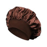 Newly Satin Night Hair Cap Women's Solid Sleeping Hat Sleep Care Bonnet Nightcap For Women Unisex Cap