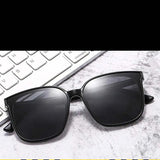 Men Women Students Myopia Sunglasses Metal Half Frame Nearsighted Gray Lens Glasses -0.5 -1 -1.5 -2 -2.5 -3 -3.5 -4 -4.5 -5 -6