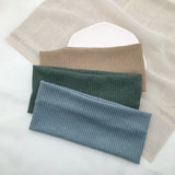 New Knitted Hair Bands Women Fashion Wide Elastic Headband Sport Yoga Hairband Soft Wash Face Makeup Headwrap Hair Accessories