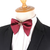 New Wedding Bowtie Casual Solid Bow tie For Men Women Adult Bow Ties Cravats Male Over Size Bow knot For Party Black Men Bowties
