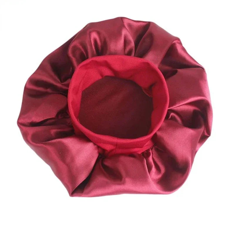 Soft Shower Caps Soft Silk Night Caps Hair Care Bonnet Nightcap for Women Beauty Salon Hair Care Hats Bathroom Products