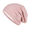 Unisex Men Women Beanie Cotton Night Sleep Cap Bonnet Chemo Hat Headwear Turban Baggy Hair Care Nightcap Pullover Hat Solid Colo