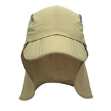 Connectyle Boys Girls Kids Summer UPF 50+ Sun Protection Cap Adjustable Quick Dry  Detachable Fishing Hat with Neck Flap