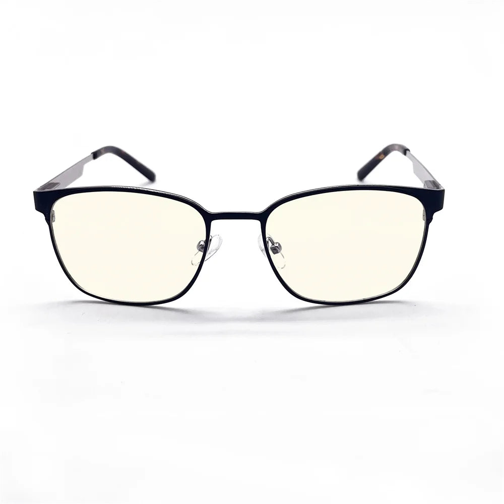 Glasses Blue-Light Blocking Fashion Elliptical Eyeglasses Anti UV Ray Computer Gaming Glasses Blue Blocker Glasses for Women/Men
