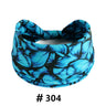 Leopard Print Headbands for Women Wide Boho Turban Head Wraps Cotton Knotted Elastic Hairbands Non Slip Workout Hair Accessories