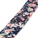 Print Skinny Neck Ties  For Men Women Slim Cotton Tie For Boys Girls Suits Ties For Wedding Party Men's Necktie Gifts Gravatas