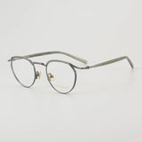Top Quality Acetate Titanium Optical Glasses Frame Luxury Vintage Computer Eyeglasses Designer Ultra-Light  Eyewear