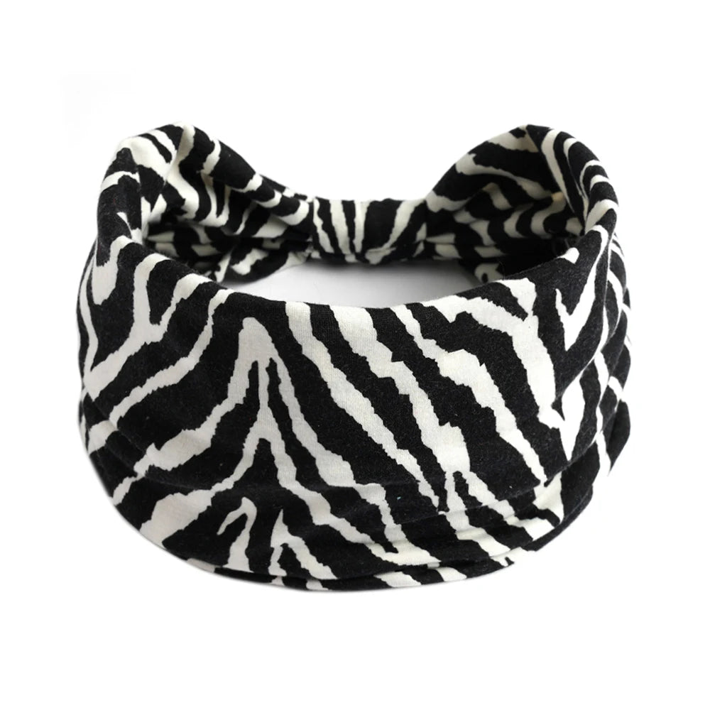 Women Hair Bands Headband Bohemian Sports Run Bandage Elastic Girl Wide Headband Print Wide Headwrap Headpiece Hairband Ladies