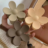 Fashion Flower Claw Clips for Women Sweet Girls Hair Claw Big Flower Hair Clamps Lady Crab Clips Hair Accessories for Women