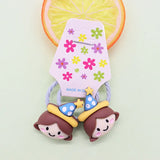 2 Pcs Lovely Little Chicken Children Elastics Hair Bands Hairpins Hair Clips Headwear Barrette Baby Girls Kids Hair Accessories