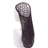 Women Crochet Hair Snood With Elastic Edge Long Hair Net Head Cover Hair Care Nightcap Mesh Pocket Wrap Dreadlock Headwear