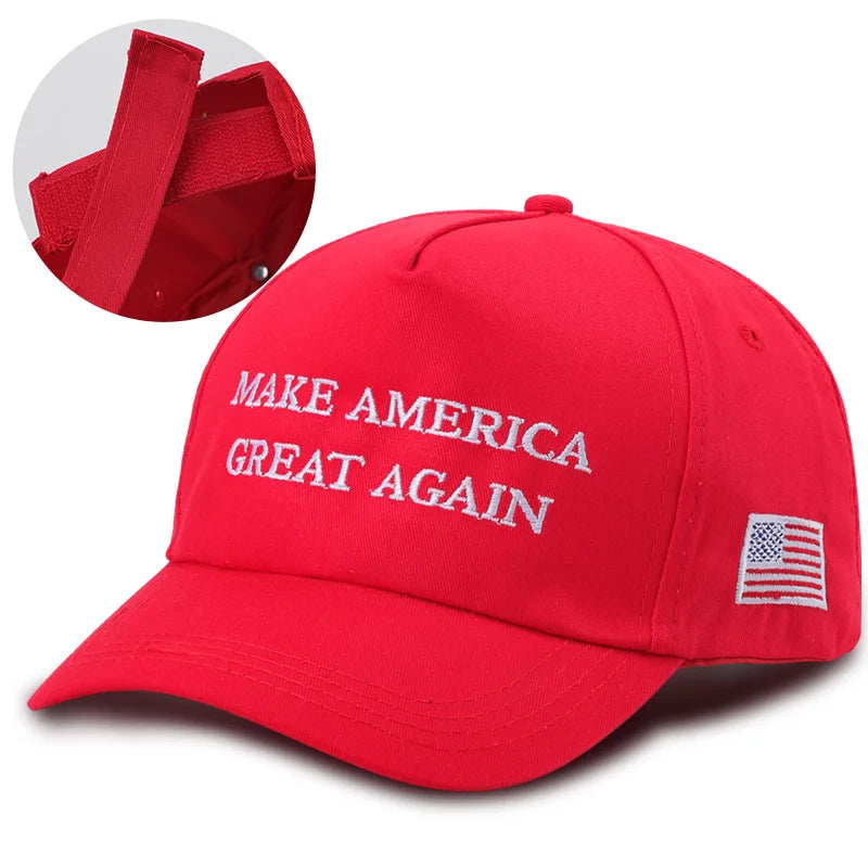 2025 Donald Trump Merchandise American Trucker Hat MAGA Slogan USA Flag KAG President 45-47 Baseball Cap