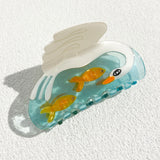 Creative Funny Acetate Sunflower Star Snail Hair Clip Claw For Women Medieval Sun Female Shark Hairpin Hair Accessories Tool