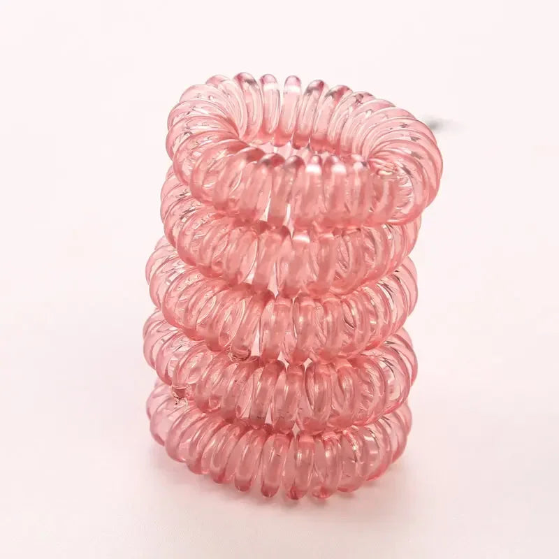10Pcs/Lot Elastic Hair Bands Women Small Transparent Hair Ties Gum for Women Ponytail Holder Hairs Ropes Girl Hair Accessories