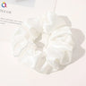 Silk Hair Scrunchies Elastic Hair Bands Not Hurt Hair Women Elegant Headwear Hair Ties Ponytail Holder Hair Rope Rubber Bands