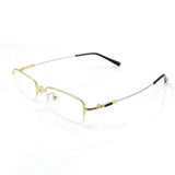Titanium Metal Alloy flexible Half-rim optical eye glasses frames spectacle frame points prescription eyeglasses oculos de grau